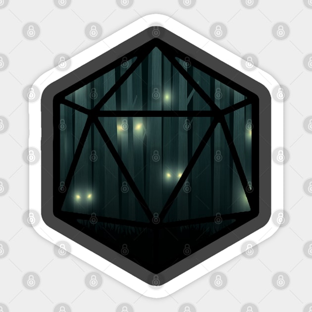 Monsters D20 Sticker by MimicGaming